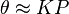 \ theta \ about KP